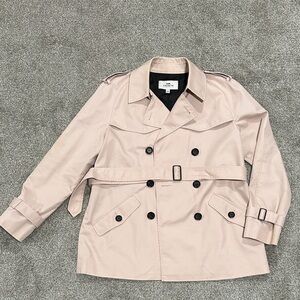 Coach Light Pink Trench Coat